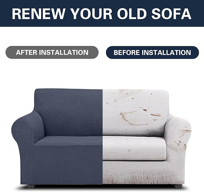 Cupuamon 2026 New Stretch Loveseat Sofa Slipcovers Couch Cover - Image 5