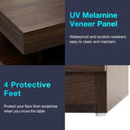 HOMMPA Open Shelf LED Nightstand - Image 9