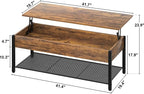Homieasy 41.7" Lift Top Coffee Table - Image 3