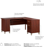 Bush Home 60-Inch L-Shaped Desk - Image 8
