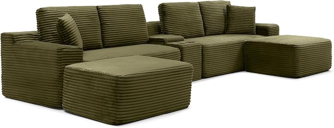 125" Oversized Sectional Couches - Image 9