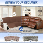 Arfntevss Recliner Sectional Couch Covers 1OO% Waterproof L Shape Sofa Cover - Image 6