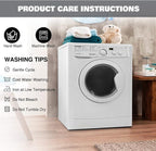 NeColorLife Square Ottoman Cover Jacquard Fabric Thick Stretchable Slipcover - Image 6