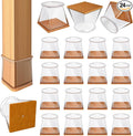 24 Pcs Chair Leg Floor Protectors by VIUME