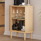 WERMO 28'' Fluted Bar Cabinet - Image 9