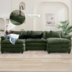 Oprisen 120" Modular Sectional Sofa, Comfy Cloud Couch Sectional Sofa - Image 5