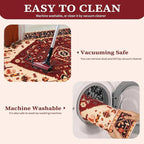 SERISSA 2x3 Washable Non Slip Boho Small Area Rug - Image 4