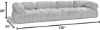 Meridian Furniture 611Grey-S136A Ames Collection Modern | Contemporary Modular - Image 3