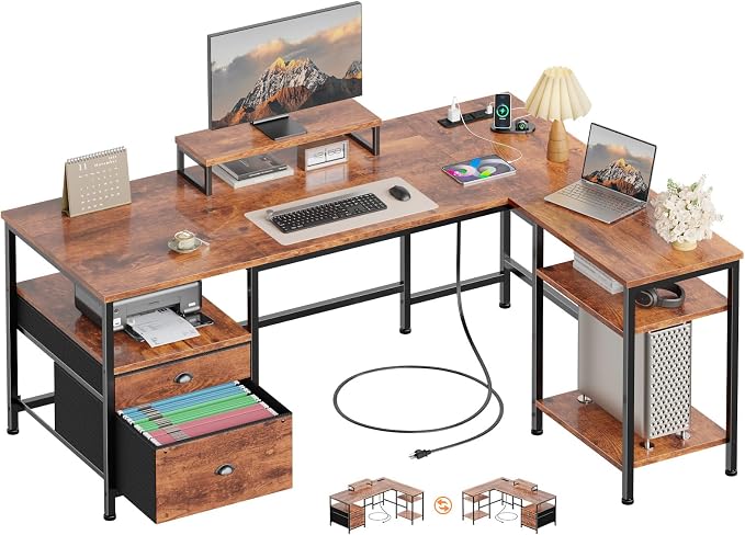 Furologee L Shaped Computer Desk by Furologee