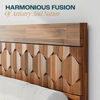 Bme Georgina Signature Dark Choco Bed Frame, King Bed Frame and Headboard - Image 5