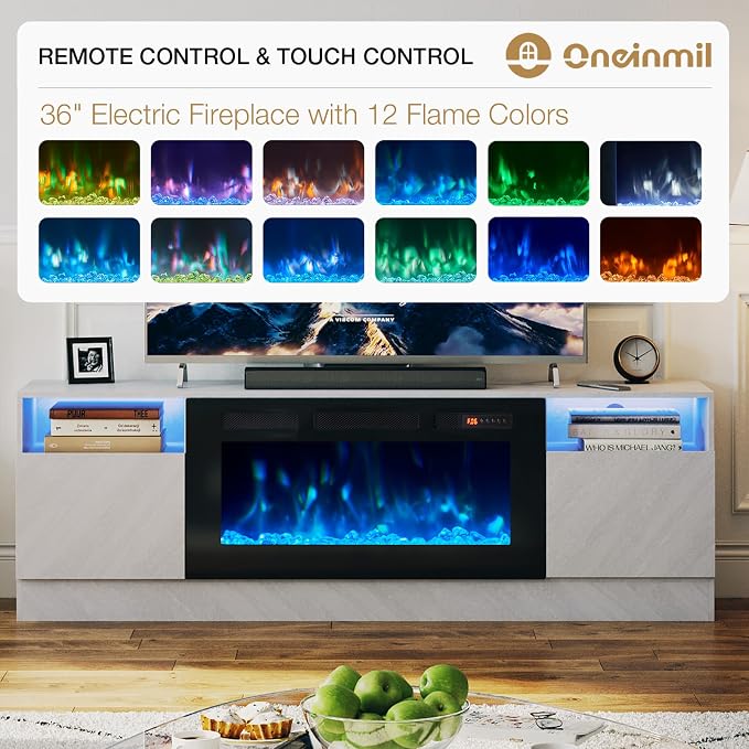 oneinmil Fireplace TV Stand - Image 3