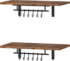 CHOEZON Wall-Mounted Pot Racks, Floating Shelves, Wall Shelves, Vintage Pot - Image 8