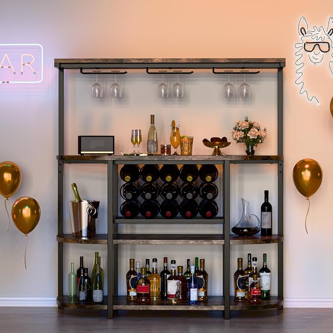 PUKAMI Mini Wine Bar Cabinet - Image 3