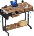 WINAZ Rolling Standing Desk Adjustable Height by Unknown