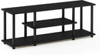 Furinno Turn-N-Tube No Tools 3D 3-Tier Entertainment TV Stand up to 50 inch TV - Image 4