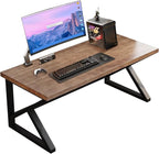 55inch Solid Wood Computer Desk, Large Office Desk Home Simple Modern Long Desk - Image 6