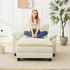 Oprisen 53" Modular Sectional Sofa, Comfy Cloud Couch Sectional Sofa - Image 5