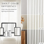 Pinch Pleated Linen Curtains 100% Blackout 108 Inches Long - Image 8