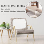 8Pcs Outdoor Cushion Covers, Elastic Patio Cushion Covers | Washable, - Image 5