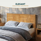Bme Trapeze King Bed Frame – Modern Solid Wood Bed - Image 4