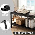 ZenStyle Industrial Coffee Table - Image 7