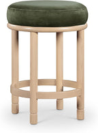 Meridian Furniture 976Green-C Monette Collection Art Deco Counter Stool by MeridianFurniture