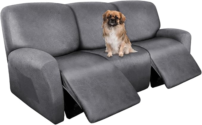 ANARACHON Recliner Couch Cover Leather Look Recliner Sofa Covers by ANARACHON
