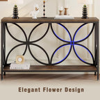 GiftGo Narrow Sofa Table 47.2 Inch, Industrial Sofa Table Behind Couch - Image 5