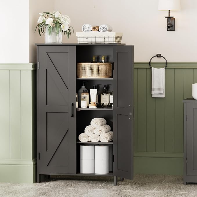 Homleke Farmhouse Bathroom Cabinet - Image 2