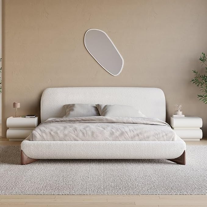 homary Queen Size Upholstered Bed - Image 3