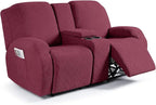 Ruaozz Loveseat Recliner Covers by RuaozzFurnitureCovers