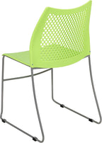 Flash Furniture HERCULES Series 661 lb. Capacity Green Stack Chair - Image 6