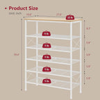 Tajsoon 6 Tier Shoe Rack Organizer - Image 3