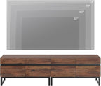 WAMPAT Modern TV Stand for 50-75 Inch TVs, Wood Entertainment Center - Image 4