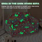 Foryoomi Extra Wide Kids Couch, Kids Sofa, Toddler Sofa, Glow in The Dark - Image 5