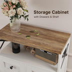 FiveWillowise Farmhouse Storage Cabinet - Image 6