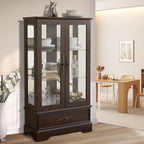 Lighted Glass Cabinet, Curio Display Cabinet - Image 7