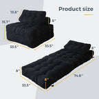 MAXYOYO Folding Sofa Bed, Convertible Sleeper Chair - Image 2