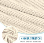 H.VERSAILTEX Sectional Couch Covers 1 Piece Chaise Slipcover L Shape Separate - Image 5