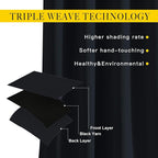 NICETOWN Black Out Curtains for Bedroom 84 inches Long - Image 4