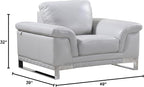 Blackjack Furniture Weston Collection Genuine Italian Leather Living Room Chair - Image 10