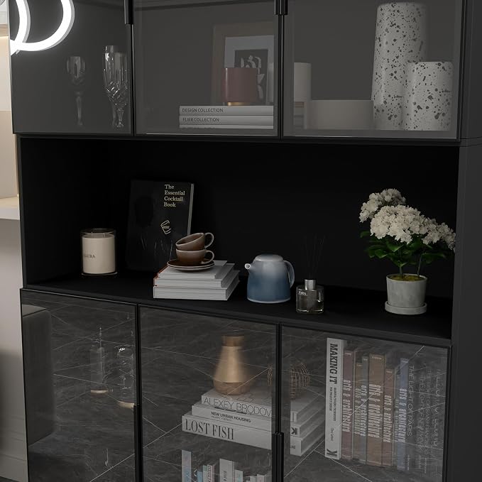 Mekminop Glass Doors Display Cabinet - Image 5