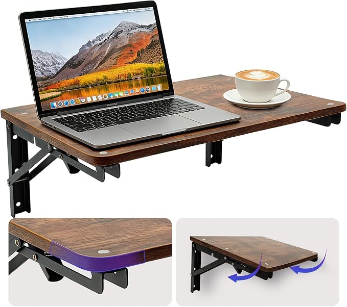 Wooden Folding Shelf Wall Mounted by IDUNSEED