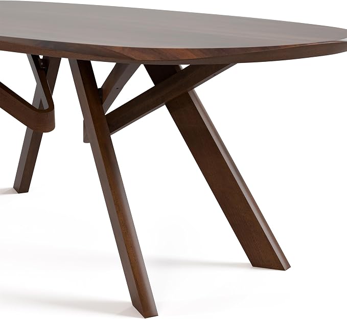 Furniture of America Nazaen VI 82.5" Mid-Century Modern Solid Wood Live Edge - Image 8