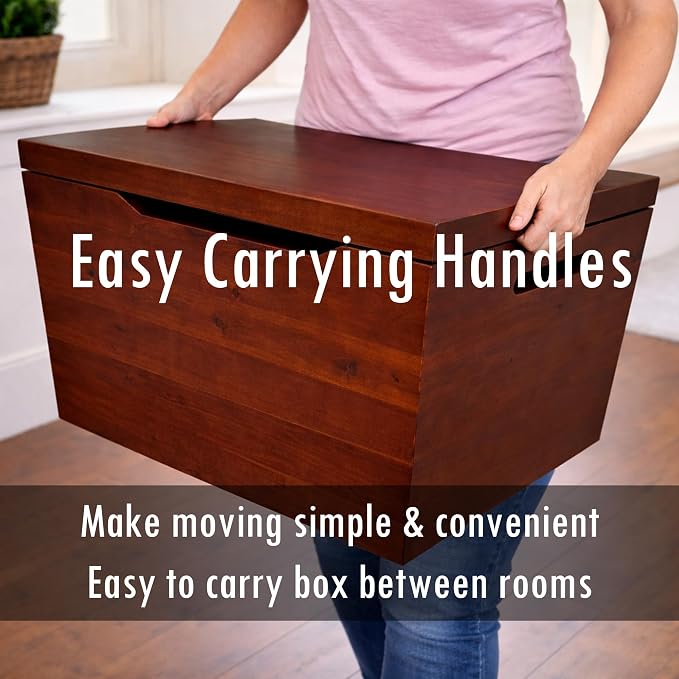 Fully Assembled, Solid Wood Storage Chest - Image 7