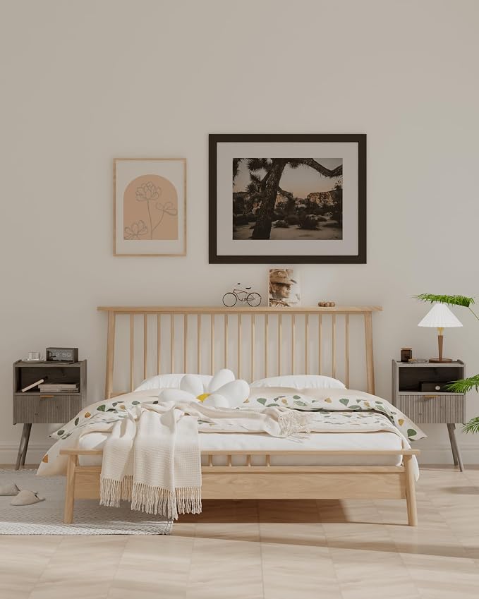 Veegle Nightstand, Modern Bedside Table - Image 6