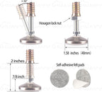 HUAYY Furniture Levelers Swivel Feet, Angle Height Adjustable, Heavy Duty - Image 2