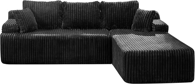 Modular Sectional Sofa Couches L-Shape Couch 3 Seat Modular Sofa Memory Foam - Image 8