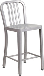 Flash Furniture 24" Commercial Grade Metal Counter Height Stool by FlashFurniture