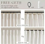 Natural Extra Wide 60 Inch Width Pinch Pleated 96 Inch Curtains | Thick Linen - Image 4
